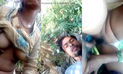 देहाती प्रेमिका जंगल में बॉयफ्रेंड के लंड पर बैठकर जोरदार चुदाई की वीडियो