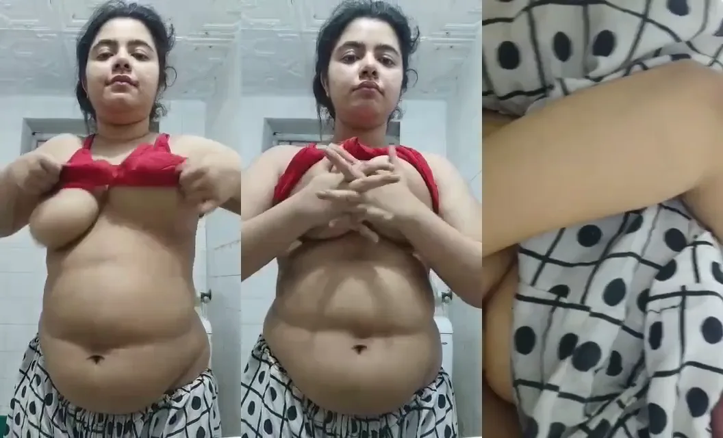 क्यूट मोटी इंडियन लड़की ने बड़े बूब्स और चूत दिखाकर चुदाई करवाई
