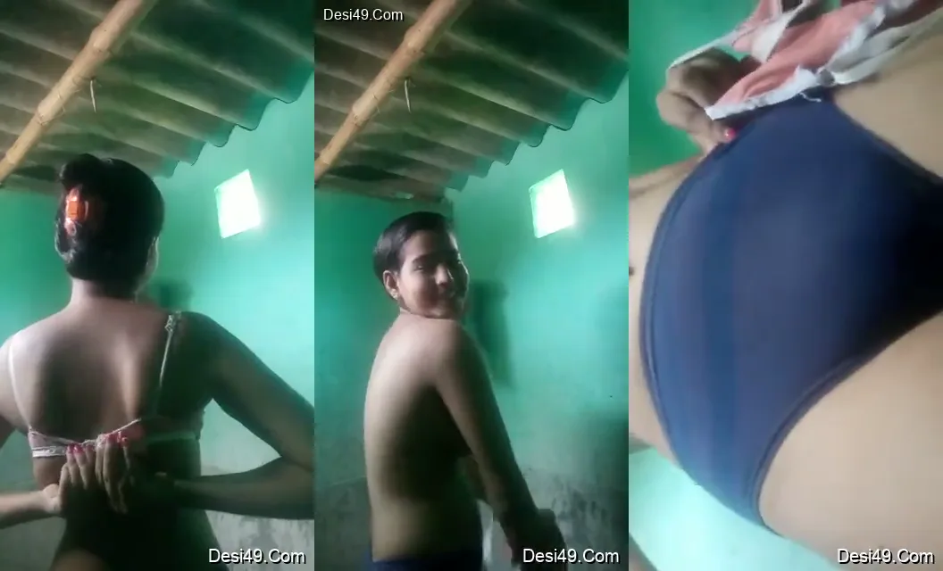 गरीब घर की क्यूट लड़की ने बॉयफ्रेंड के लिए बनाया न्यूड देसी MMS वीडियो