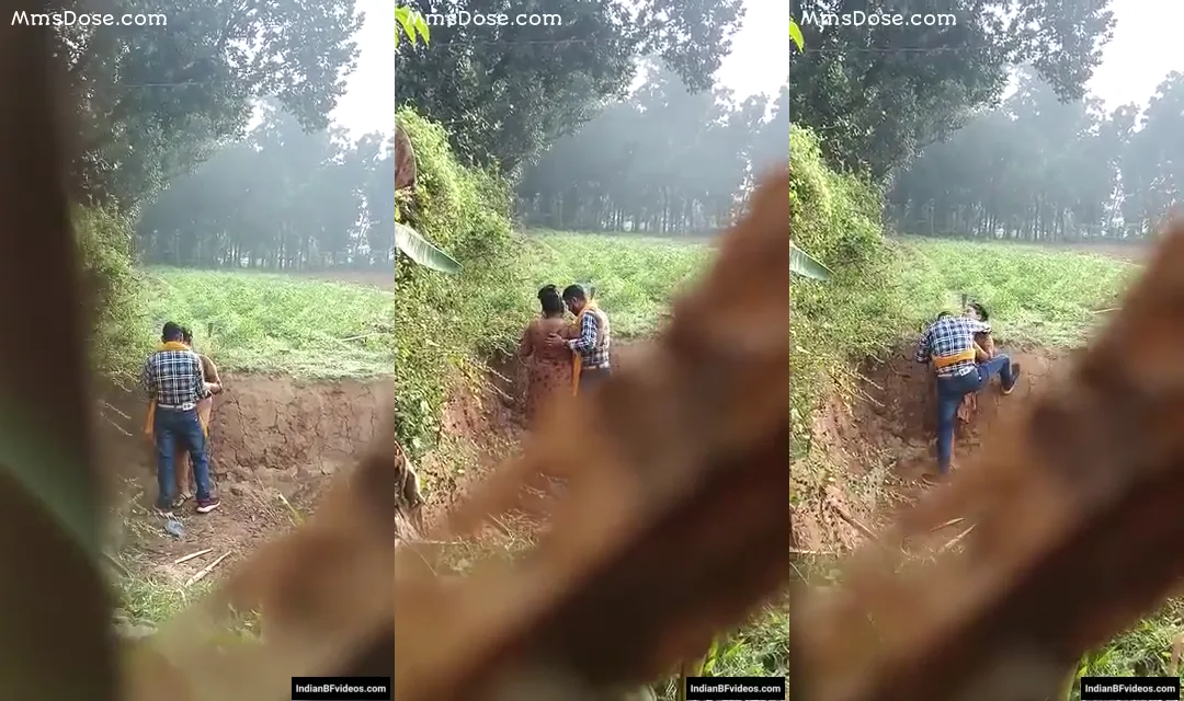 खेत में बॉयफ्रेंड संग रोमांस करती गांव की लड़की का छुपे कैमरे से बना देसी एमएमएस वीडियो