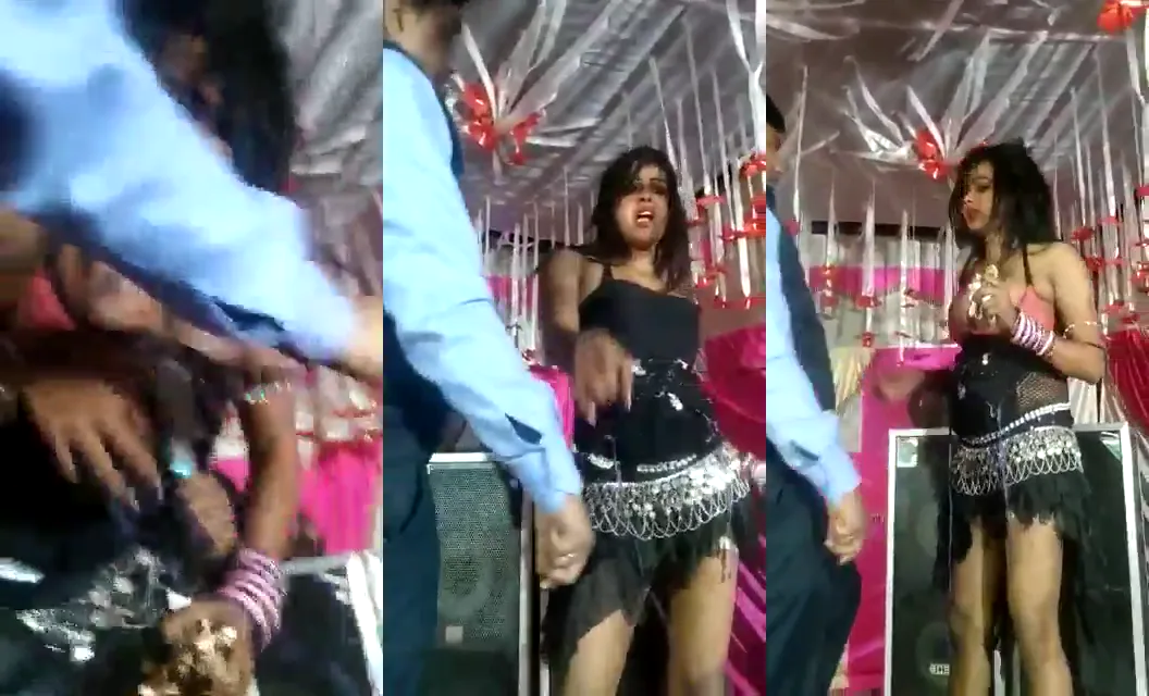 पब्लिक के सामने रंडी नचनिया ने चूत और बूब्स खोलकर नाचते हुए दिया देसी एमएमएस