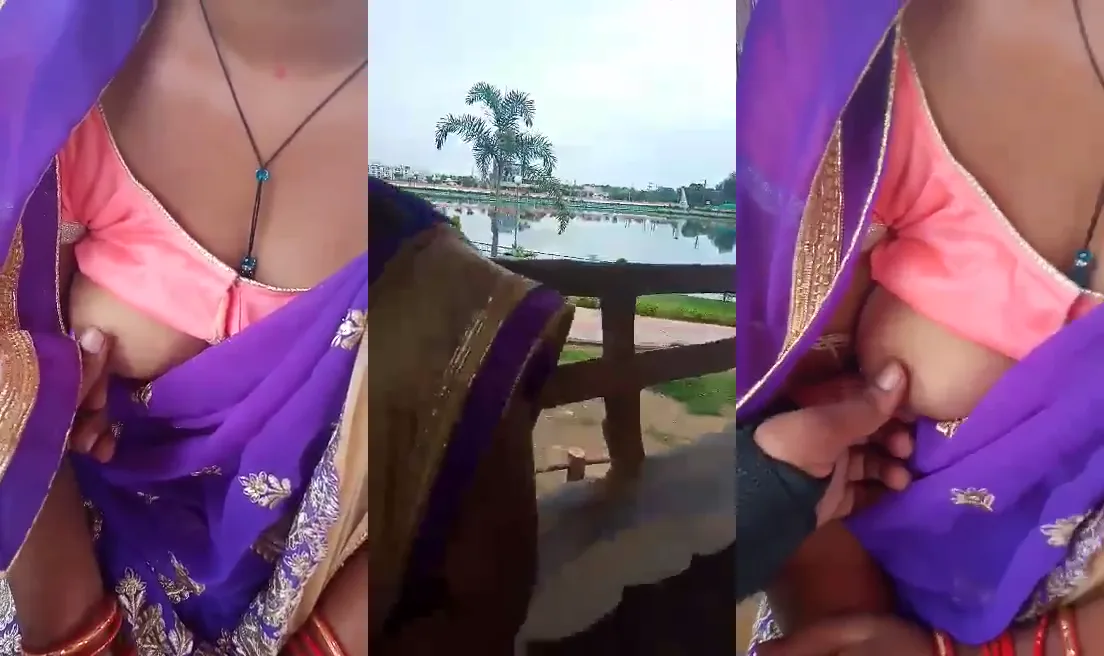 पार्क में भाभी साड़ी ब्लाउज से चूचा निकालकर देवर को खेलने देती देसी भाभी देवर सेक्स MMS