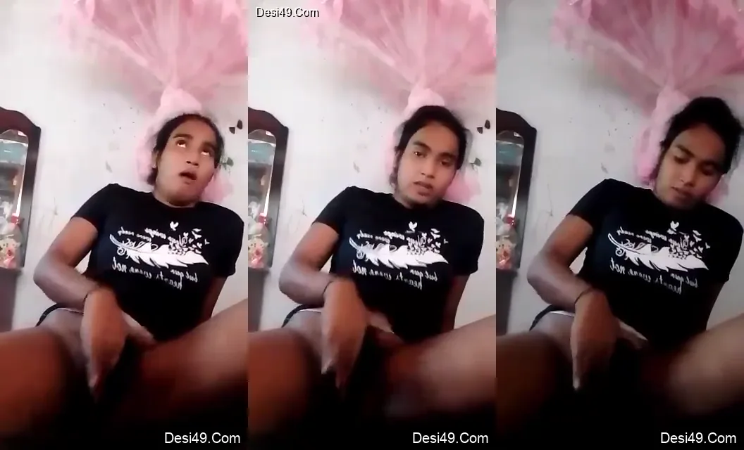 रैप सॉन्ग पर चूत घिसती चुदासी लड़की का सेक्सी एमएमएस वीडियो