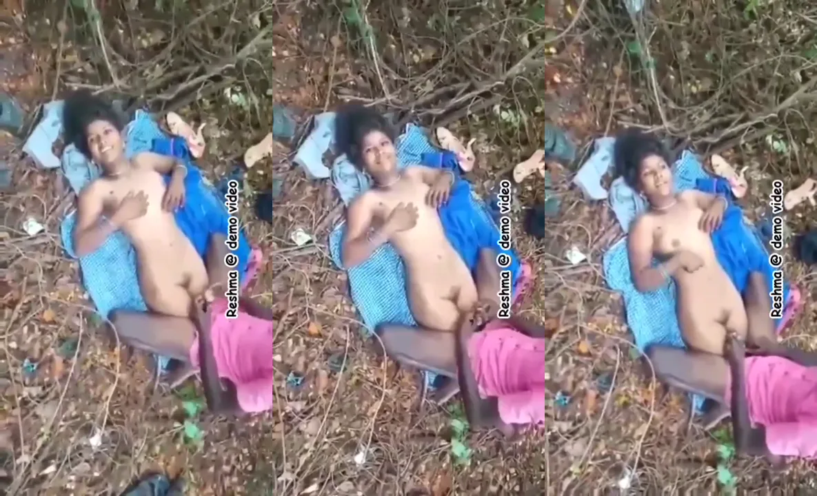 दो लफंगों से जंगल में चुदती तमिल लड़की