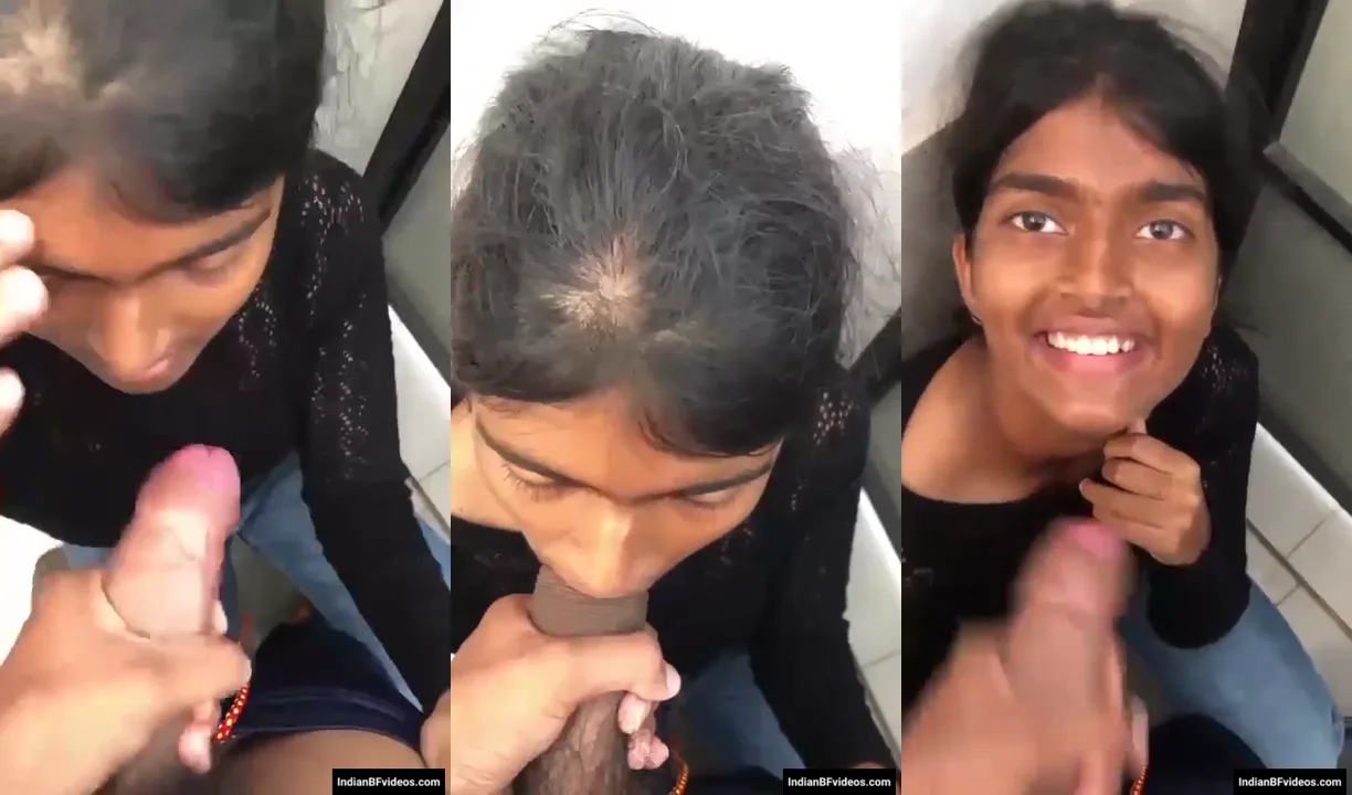 कॉलेज गर्ल ने टॉयलेट में बॉयफ्रेंड का बड़ा लंड मुंह में लेकर चूसा बीएफ वीडियो