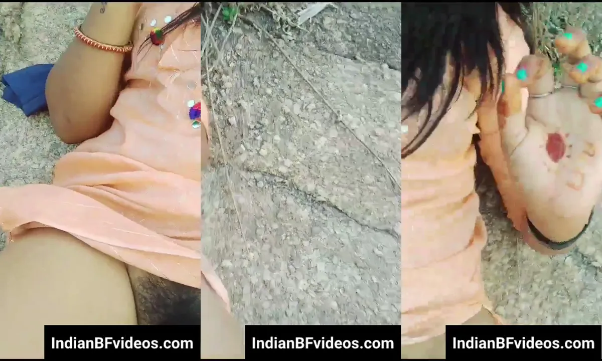 जंगल में गर्लफ्रेंड की झाँटो वाली चूत को खुल्ले में जोरदार चोदा देसी सेक्स हिंदी बीएफ MMS