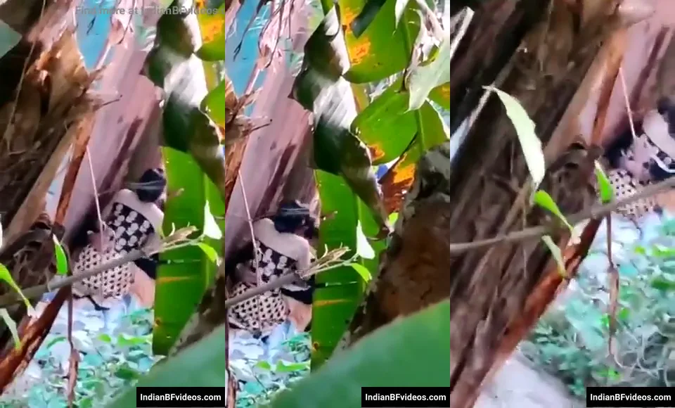 बिल्डिंग पीछे झाड़ियों में लवर्स की सेक्रेट चुदाई स्पाइंग एमएमएस हिंदी बीएफ
