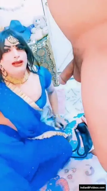 सुन्दर किन्नर ने देसी आदमी का लंड चूसा गे सेक्स वीडियो — screenshot 7