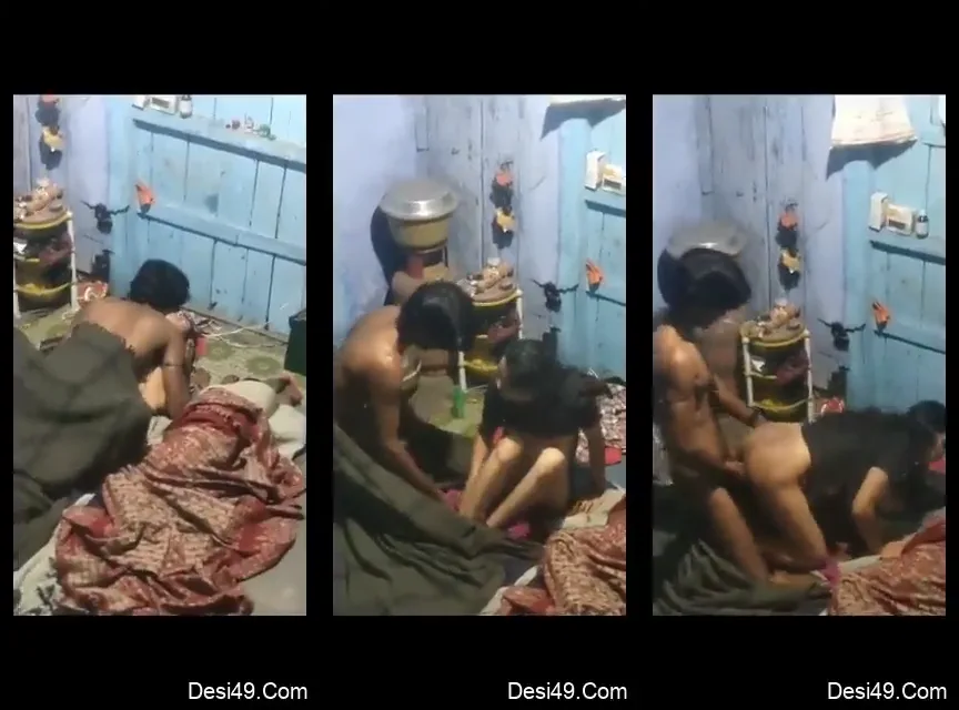 पति पत्नी की देहाती चुदाई चुपके से फिल्माई गई गंदी एमएमएस ब्लू फिल्म