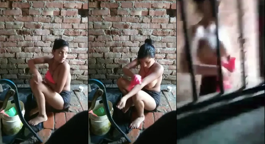 बड़े बूब्स नंगे करके नहाती लड़की की देसी चुदाई वीडियो