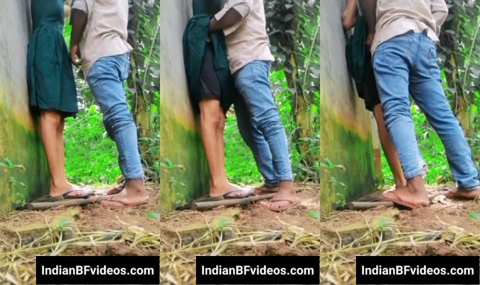 घर के पिछवाड़े में खड़े खड़े गर्लफ्रेंड की मोटी गांड मारी लड़के ने देसी सेक्स हिंदी बीएफ