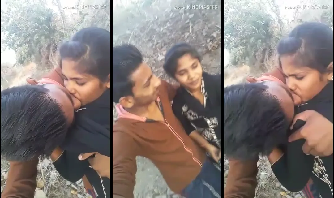 बिहारी गाँव के खेतों में लवर्स की आउटडोर किसिंग और मस्ती वाली ब्लू फिल्म