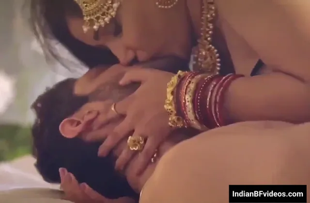 जस्ट मैरिड इंडियन कपल का हॉट सुहागरात रोमांटिक सेक्स ब्लू फिल्म हिंदी बीएफ — screenshot 4