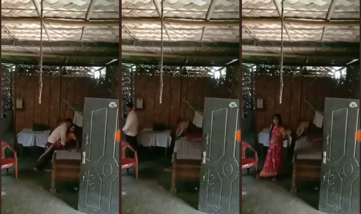 दरवाजा खुला छोड़कर पड़ोसी आदमी और औरत की देहाती चुदाई MMS वीडियो