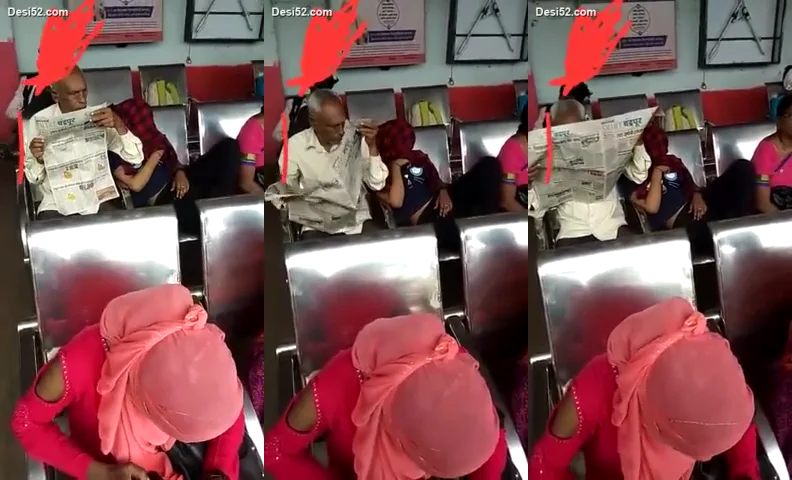 अंकल ने रेलवे स्टेशन पर लड़की के बड़े बूब्स दबाते हुए हिंदी बीएफ वीडियो