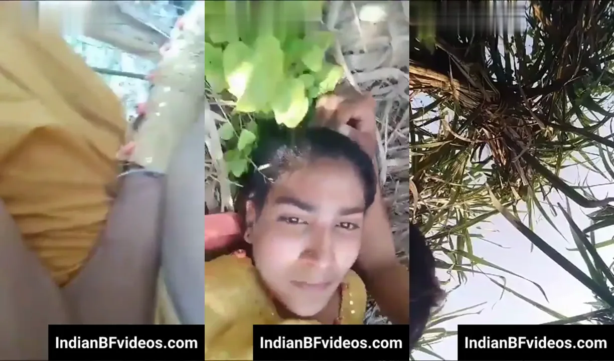 गाँव की जवान लड़की की चिकनी बुर की जंगल में बॉयफ्रेंड संग जोरदार चुदाई हिंदी बीएफ MMS